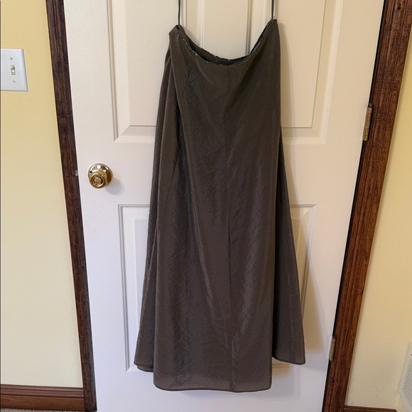 Ralph Lauren Elegant Gray Maxi Skirt - Picture 3 of 10